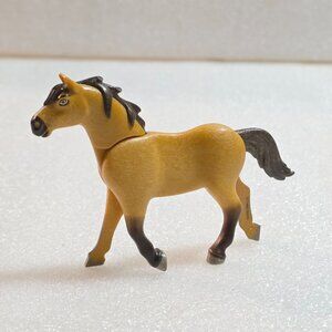 Playmobil SPIRIT Lucky's Horse Wild Mustang Brown Posable Head Plastic Figure 4"